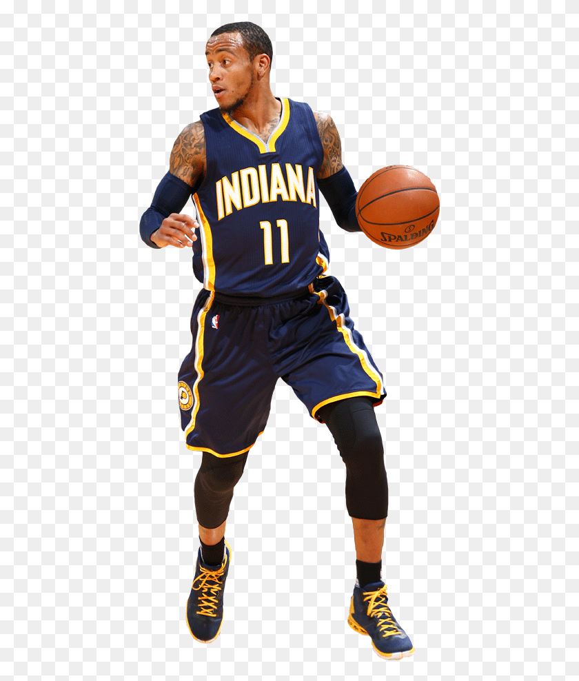 437x928 Monta Ellis Pacers Basketball Moves, Person, Human, People HD PNG Download
