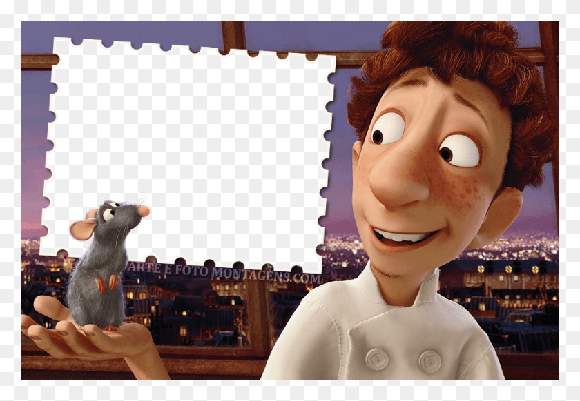 898x602 Montagem Para Fotos Ratatouille Film, Person, Human, Toy HD PNG Download