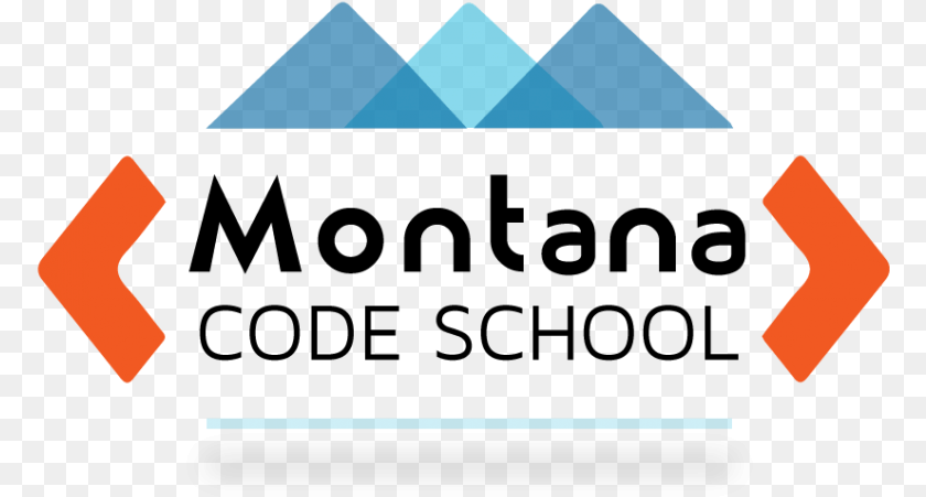 Montana Code School Logo, Person, Triangle Sticker PNG