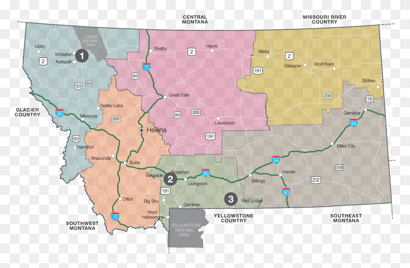 2852x1794 Descargar Png Mapa Little Bighorn De Montana, Diagrama, Atlas Hd Png