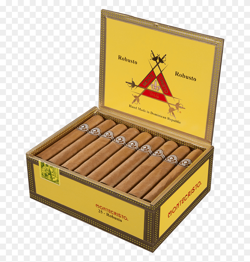 668x822 Montecristo Montecristo N Cigars, Box, Weapon, Weaponry HD PNG Download
