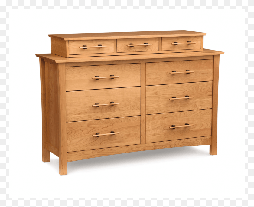 1201x961 Monterey 6 Drawer Dresser And Accessory Case Chest Of Drawers, Furniture, Cabinet HD PNG Download