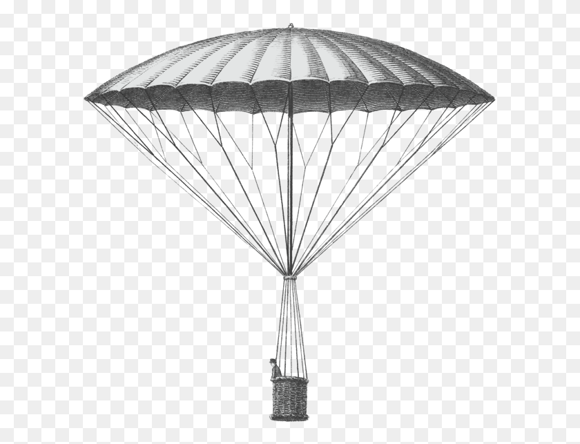 603x583 Descargar Png Globo Aerostático Montgolfier Paracaídas Sin Marco Globo Aerostático Dibujo, Lámpara, Pantalla, Cruz Hd Png