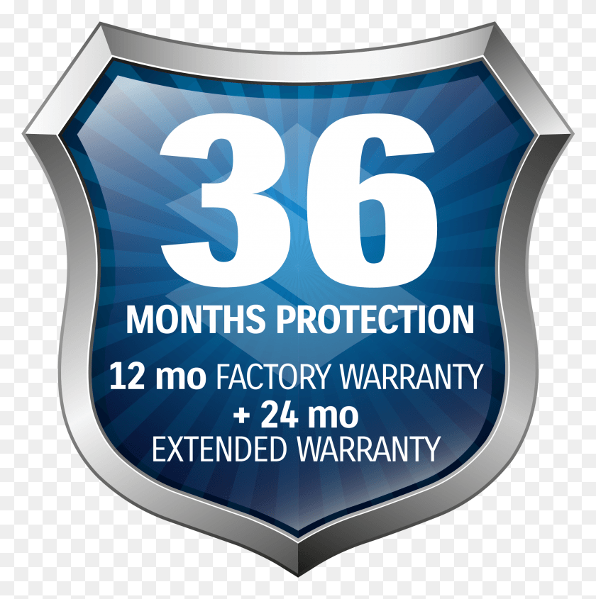 2392x2409 Month Warranty, Armor, Logo, Symbol HD PNG Download