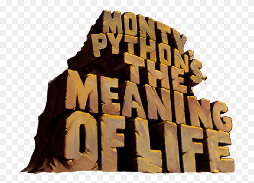 714x545 Monty Python39s The Meaning Of Life Graphic Design, Word, Alphabet, Text HD PNG Download