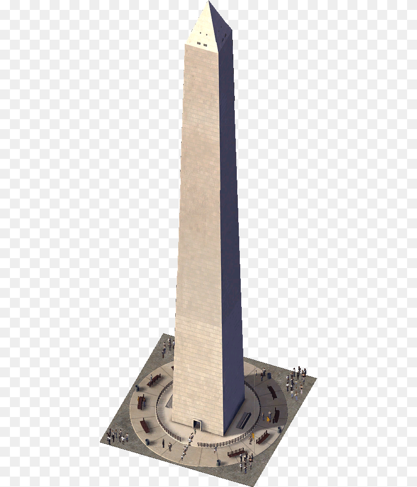 438x981 Monument Sim City 4 Monument, Architecture, Building, Obelisk, Pillar PNG