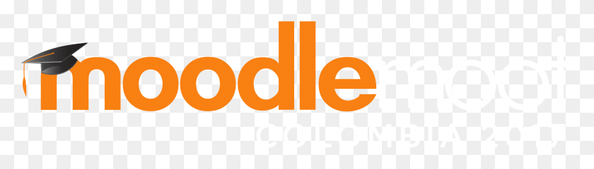 2469x571 Descargar Png Moodlemoot Colombia 2017 Moodlemoot Colombia Moodle, Texto, Alfabeto, Word Hd Png