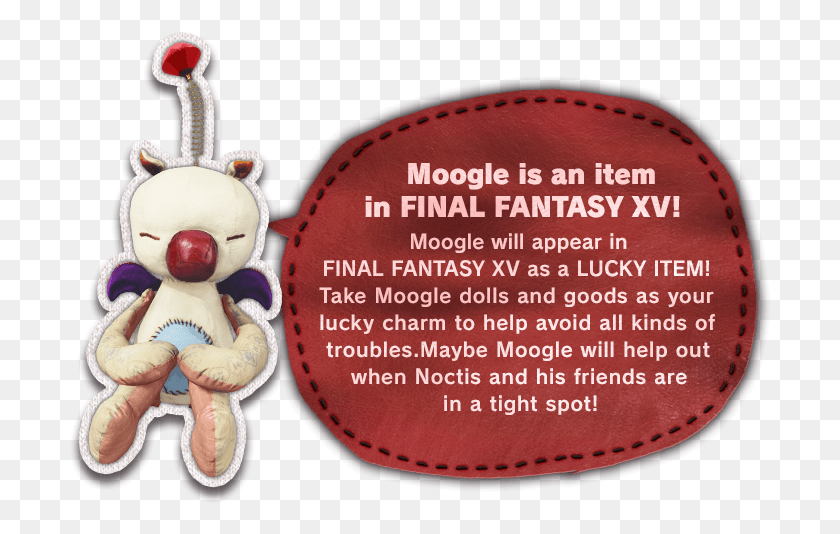 702x474 Moogle Stickers Ffxv Stuffed Toy, Accessories, Accessory, Text HD PNG Download