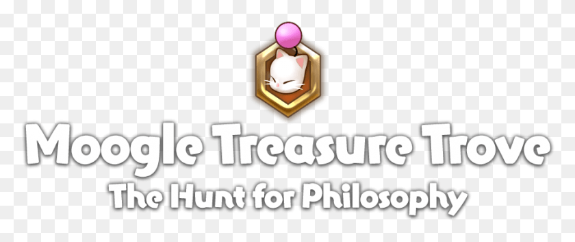 896x337 Moogle Treasure Troveltbr Gtthe Hunt For Philosophy Cake, Text, Alphabet, Logo HD PNG Download