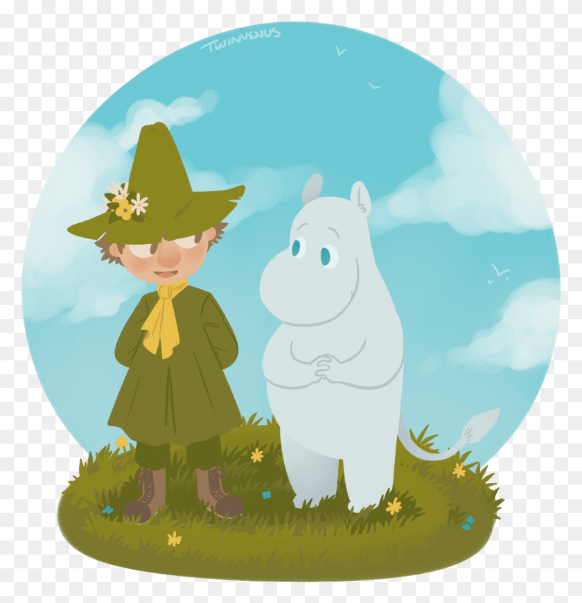 1188x1235 Moomin Fan Art I Gone And Put Too Much Effort Into Cartoon, Clothing, Apparel, Sun Hat HD PNG Download