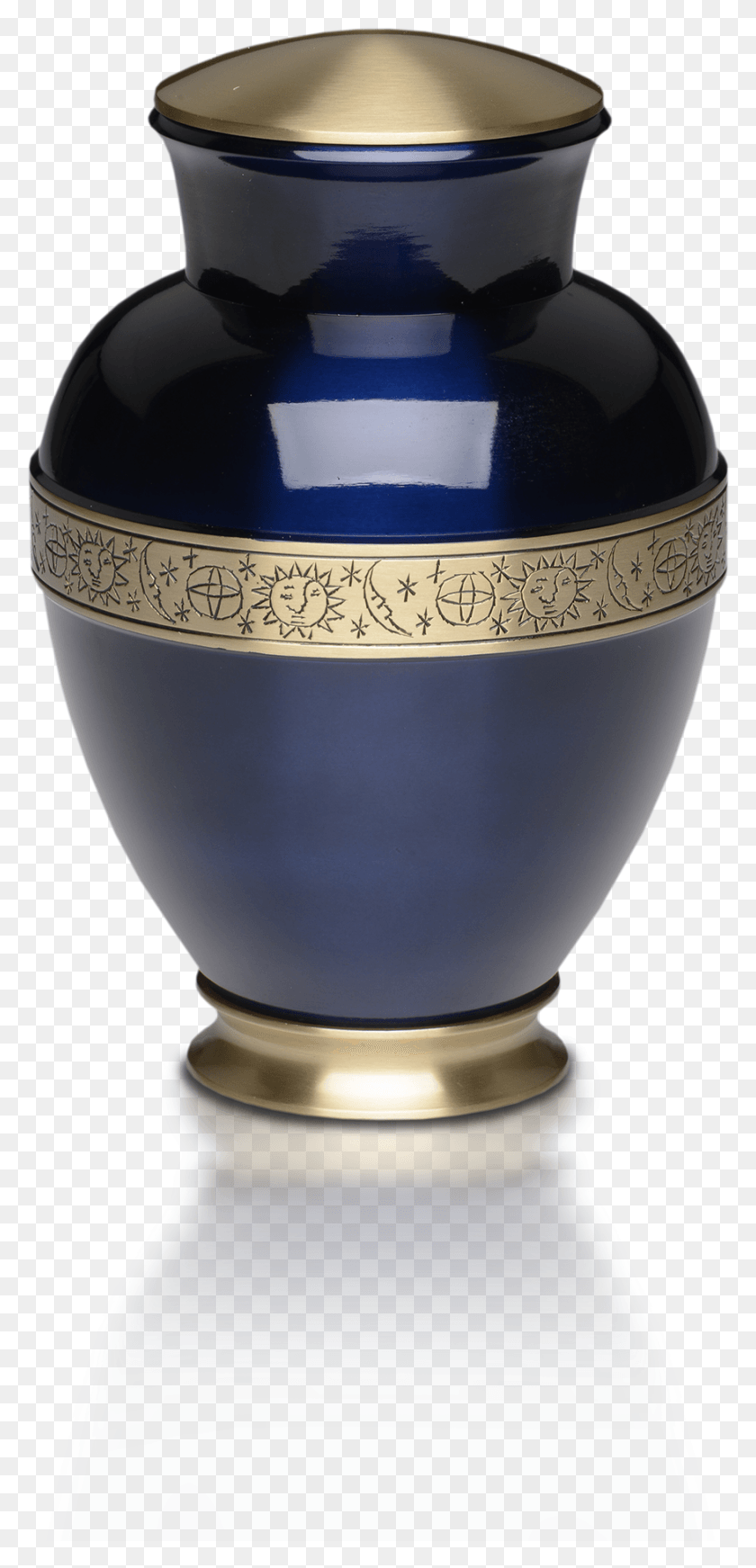 875x1888 Moon Amp Stars Brass Cremation Urn Adult B 1632 A Vase, Jar, Pottery, Milk HD PNG Download