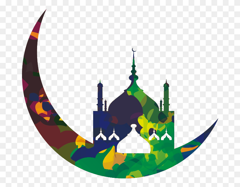 688x594 Moon Clipart Ornamen Ramadhan Vector, Nature, Outdoors, Symbol HD PNG Download