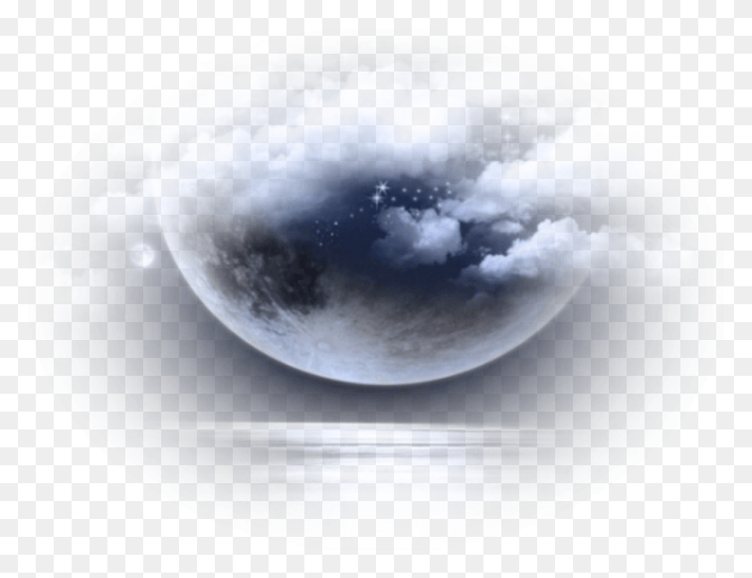 994x747 Moon Clouds Background Overlay Aesthetic Icon Moon Manipulation, Nature, Outdoors, Outer Space HD PNG Download