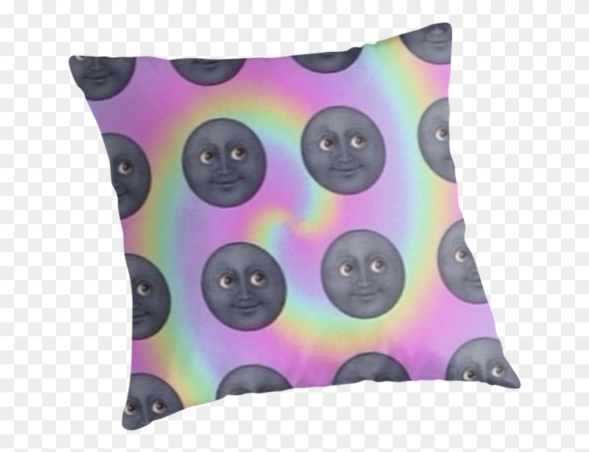 649x585 Луна Emoji Pattern 3Quot Cushion, Человек, Человек Hd Png Скачать