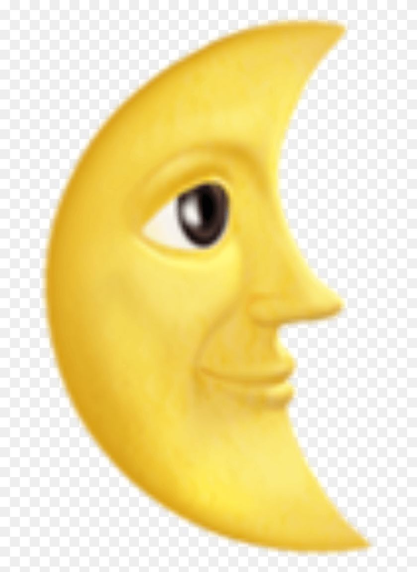 685x1091 Moon Emoji Text, Head, Figurine, Pez Dispenser HD PNG Download