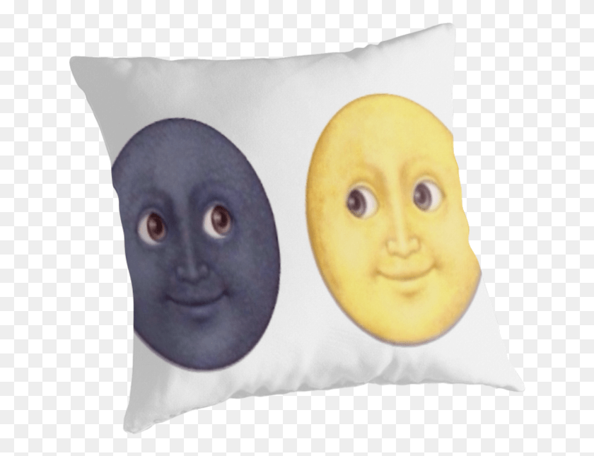 649x585 Moon Emoji Throw Pillows By Jonnarogers Cushion, Pillow, Person, Human HD PNG Download