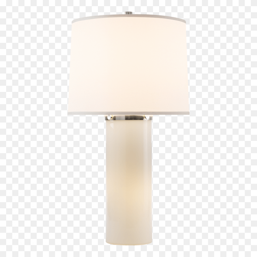 1000x1000 Moon Glow Table Lamp In White Glass With Silk Sh Visual Comfort, Table Lamp, Lampshade HD PNG Download