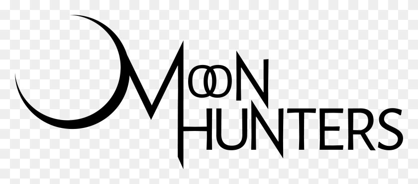3072x1228 Moon Hunters Logo, Gray, World Of Warcraft HD PNG Download