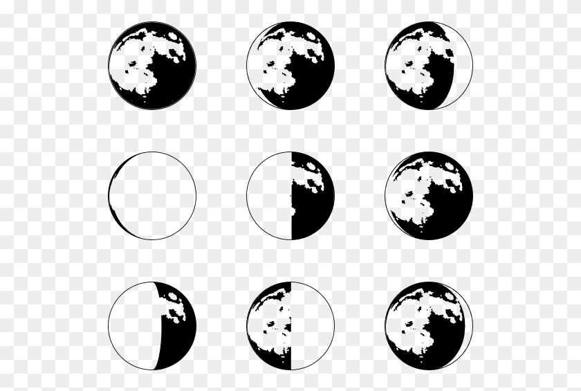 529x505 Иллюстрация Фазы Луны, Серый, Мир Варкрафта Png Скачать