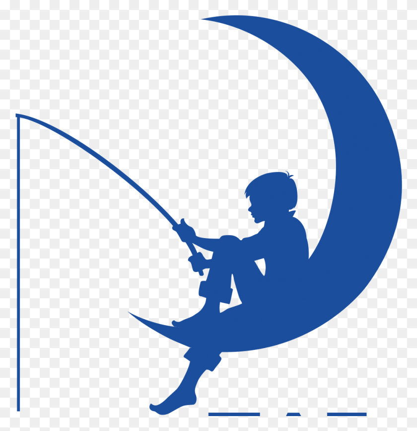 1019x1055 Moon Tattoos With Little Boys Sitting On It Boy On The Moon Fishing, Animal, Mammal, Outdoors HD PNG Download