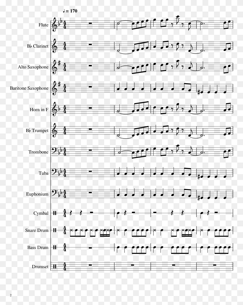773x991 Moonlight Battle Sheet Music Composed By Arranged By Dance Moves Trumpet Sheet Music, Gray, World Of Warcraft HD PNG Download