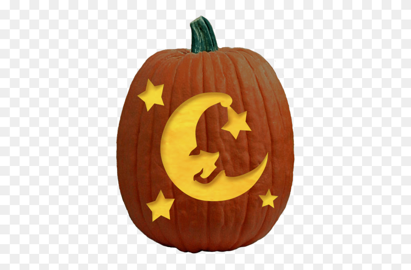 368x493 Moonlight Pumpkin Carving Pattern Golden Retriever Pumpkin Carving Template, Plant, Vegetable, Food HD PNG Download
