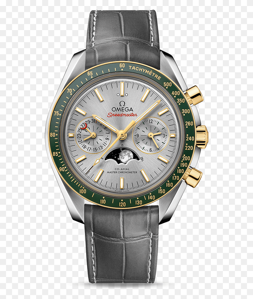 547x933 Moonwatch Omega Co Axial Master Chronometer Moonphase Omega Speedmaster Moonphase Green, Wristwatch, Clock Tower, Tower HD PNG Download