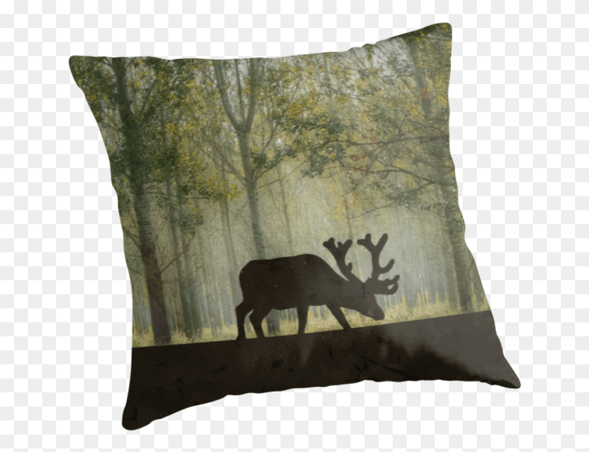 649x585 Moose Throw Pillows Cushion, Cow, Cattle, Mammal HD PNG Download