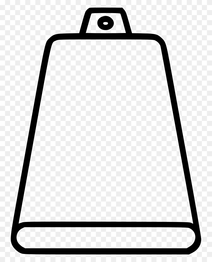 756x980 More Cowbell Drawing Computer Cowbell Clipart, Lamp, Triangle, Lampshade HD PNG Download