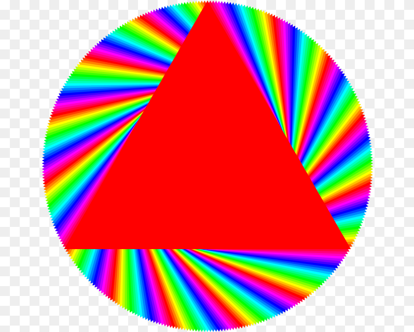 More Rainbow Circle Images Circle, Triangle, Disk, Light Clipart PNG