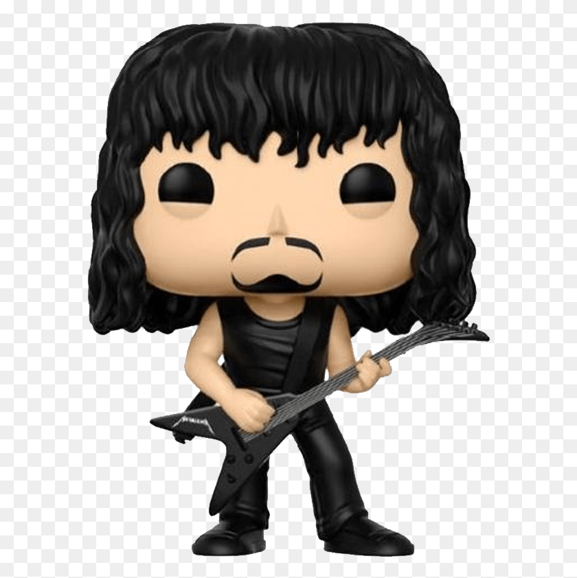 588x782 More Images Kirk Hammett Funko Pop, Doll, Toy, Person HD PNG Download