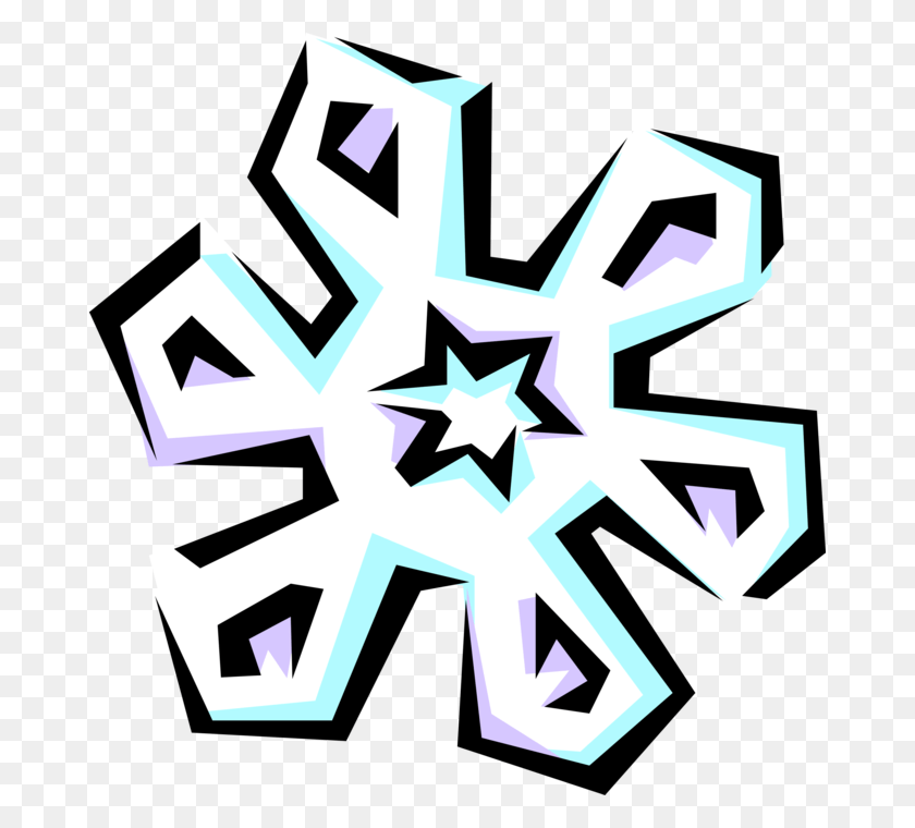 676x700 More In Same Style Group, Symbol, Snowflake, Star Symbol HD PNG Download