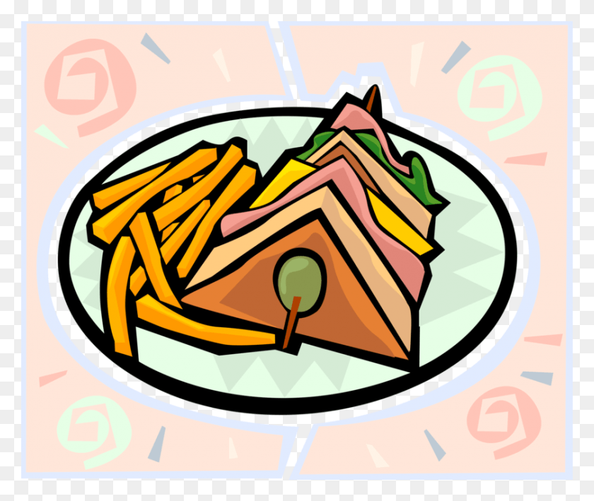 841x700 More In Same Style Group Club Sandwich Clipart, Food, Sweets, Confectionery HD PNG Download