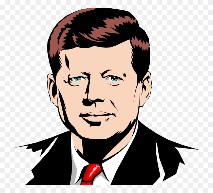 733x700 More In Same Style Group John F Kennedy Cartoon, Tie, Accessories, Accessory HD PNG Download