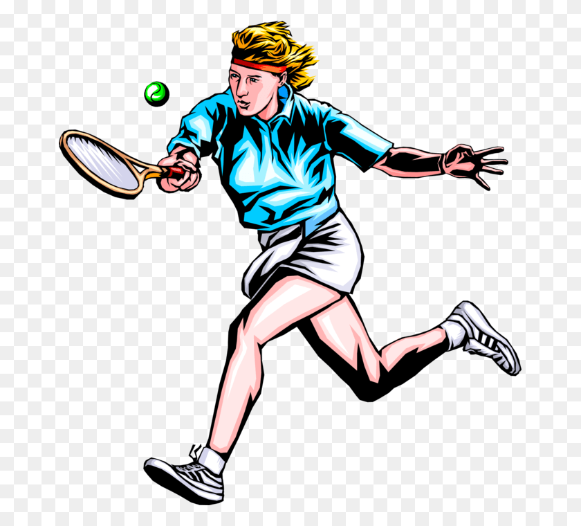 669x700 More In Same Style Group Woman Playing Tennis Clipart, Person, Human, Tennis Racket HD PNG Download