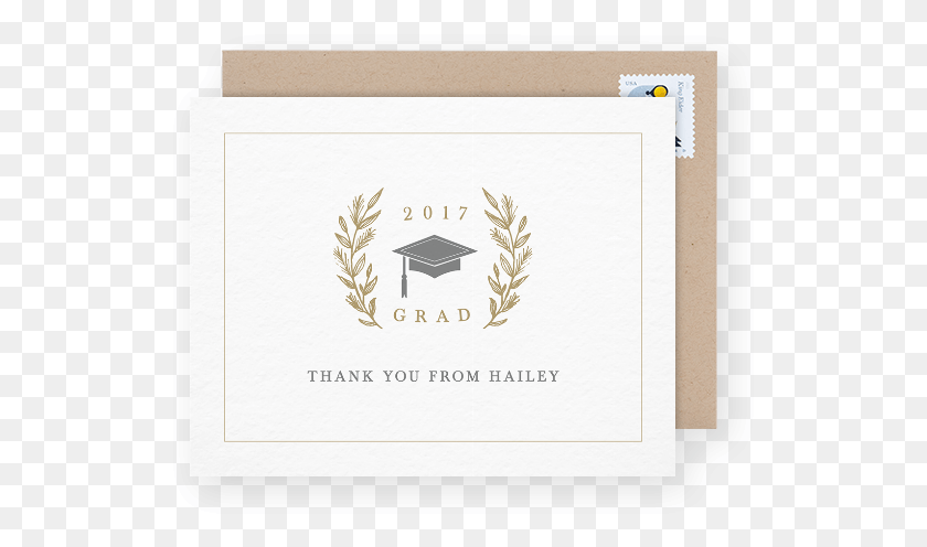 527x436 More Info On Graduation Thank You Note Greeting Card, Label, Text HD PNG Download