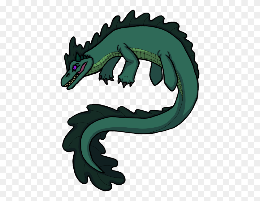 451x592 Descargar Png More Retrosaur Kaiju On Horror Flora Today39S Par Are, Dragón, Animal, Reptil Hd Png