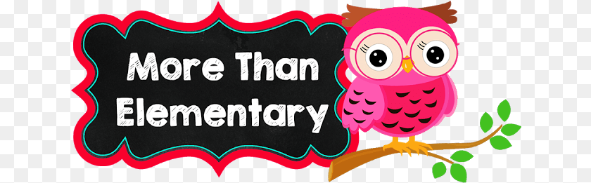More Than Elementary, Sticker PNG