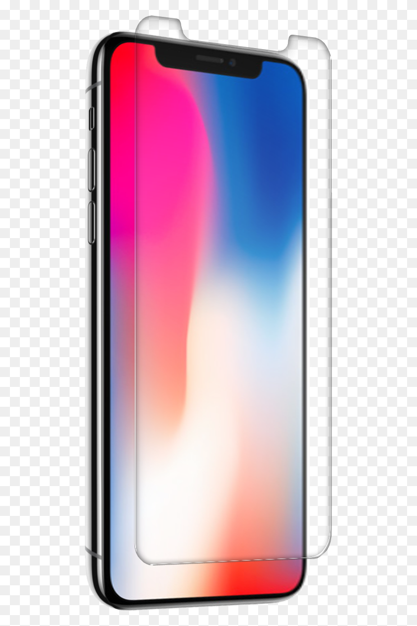 499x1202 More Views Iphone X Clear Tempered Glass, Mobile Phone, Phone, Electronics HD PNG Download