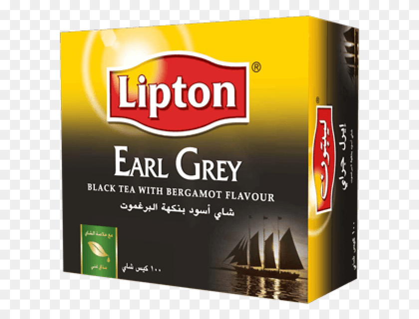 601x579 Descargar Png Lipton Earl Grey Té Negro, Alimentos, Texto, Planta Hd Png