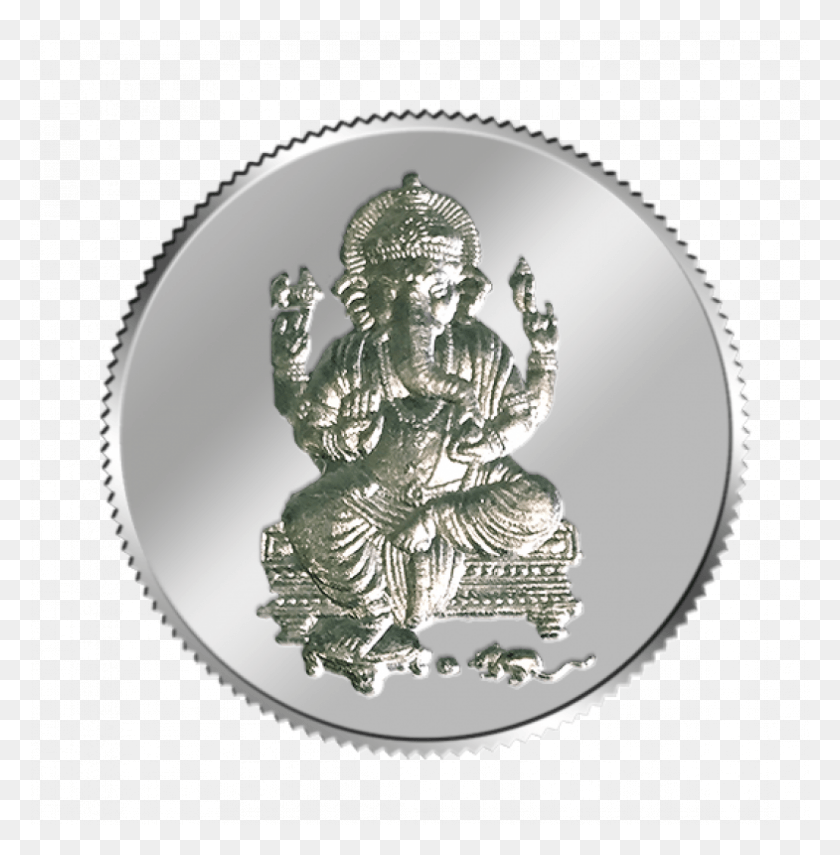 785x801 More Views Silver Lakshmi Coin, Money, Chandelier, Lamp HD PNG Download