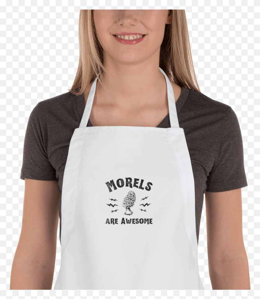 858x1001 Morels Cooking Apron Mock Up Grembiule Cucina, Person, Human, T-shirt HD PNG Download