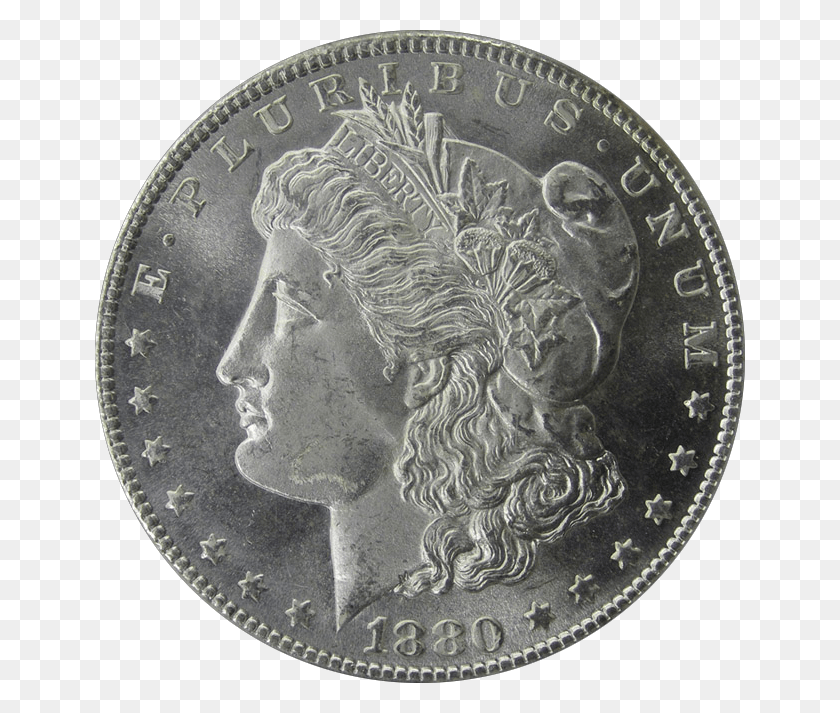 650x653 Morgan Dollar 1880S Anverso Estados Unidos Mexicanos 1947 Moneda, Níquel, Dinero, Alfombra Hd Png