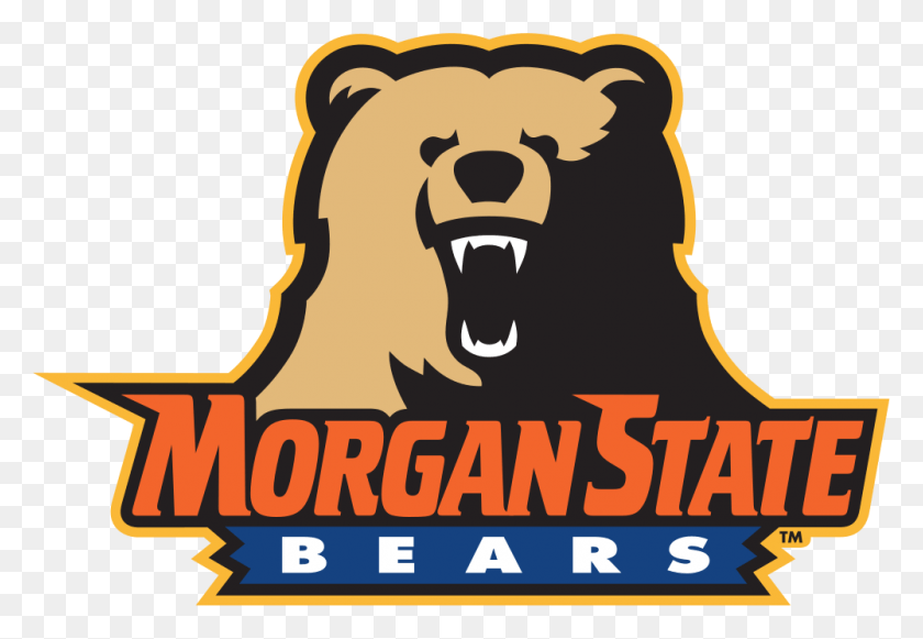 1000x669 Morgan State Bears Logo Morgan State University Football Logo, Mammal, Animal, Wildlife HD PNG Download