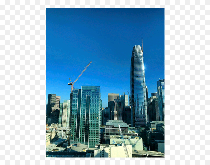 476x601 Morning Greets The San Francisco Skyline Via Kaspik Metropolitan Area, City, Urban, Building HD PNG Download