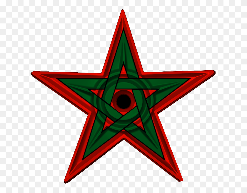 631x599 La Estrella De Mar Marroquí De Mérito Nacional Png / Estrella De Brillo Negro Hd Png
