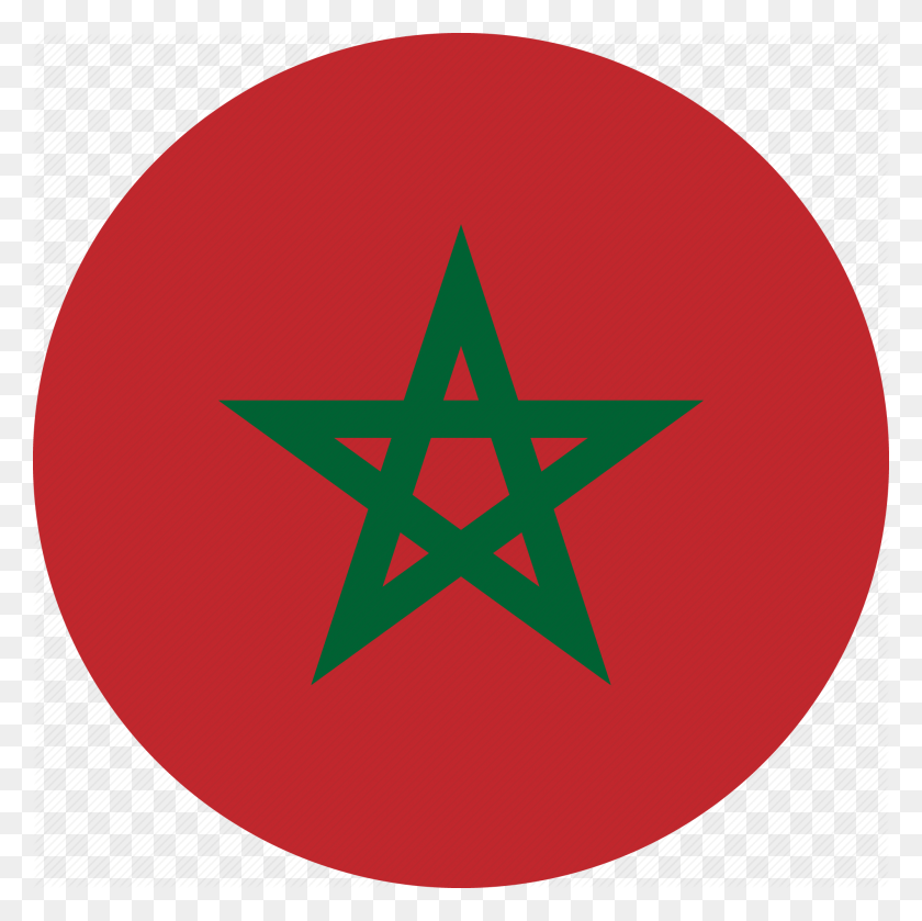 2000x2000 Morocco Flag Mascara Nuclear, Symbol, Star Symbol, Cross HD PNG Download