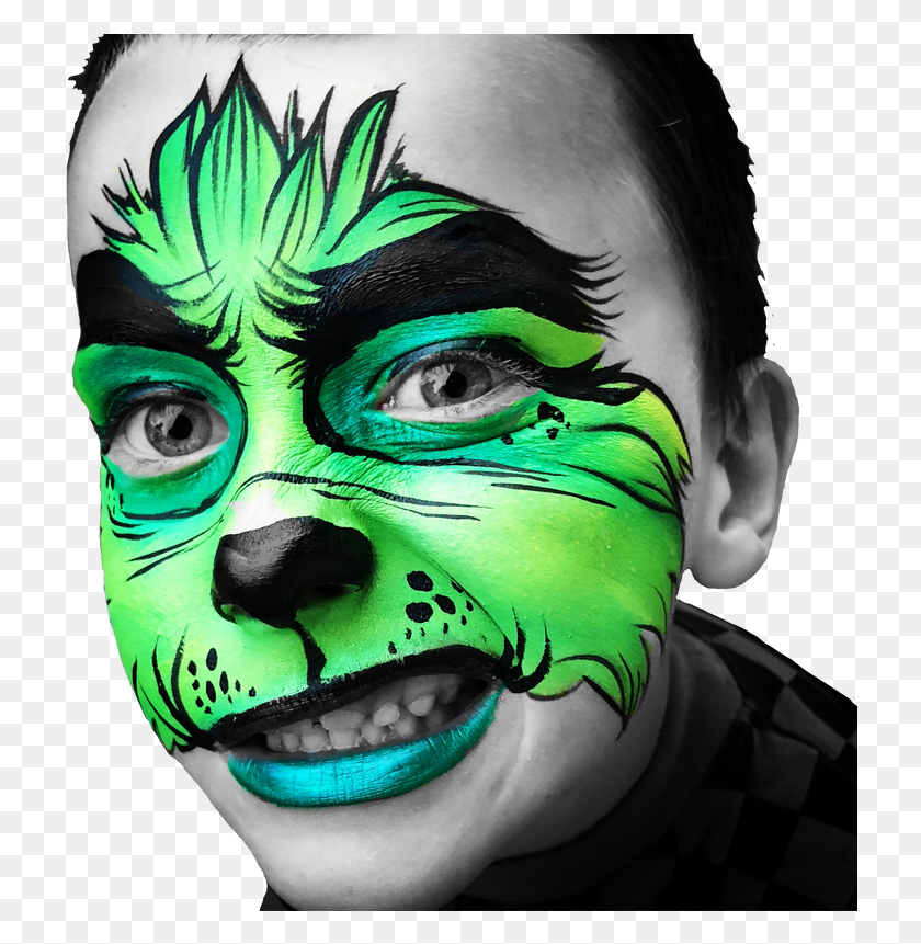 725x801 Morph Face And Body Art Tweed Heads Face Painting 1 Illustration, Person, Human, Crowd HD PNG Download