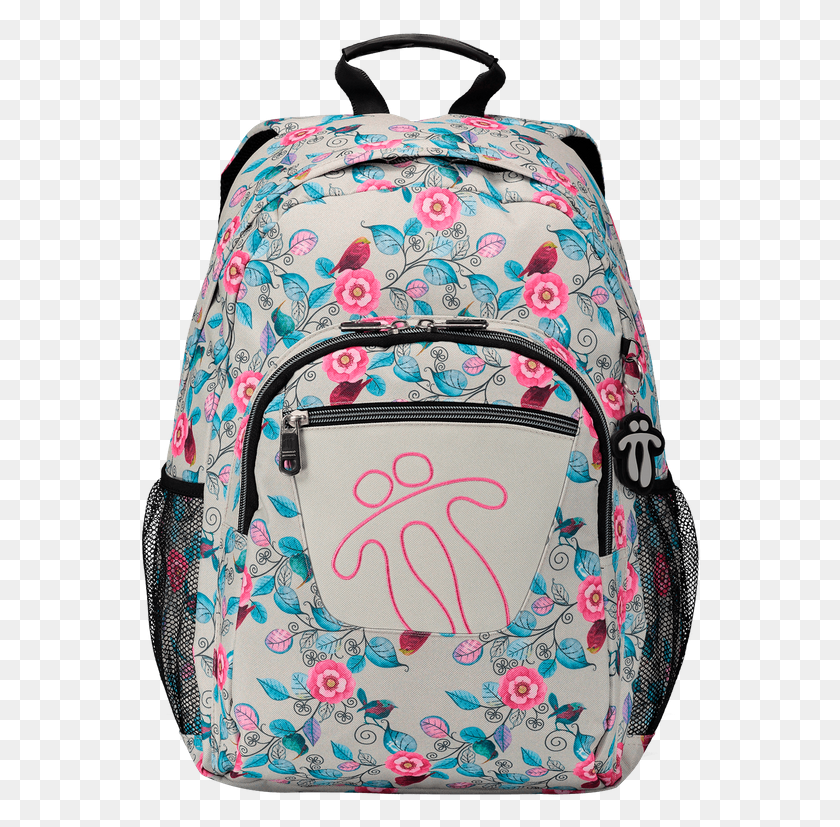 562x767 Morral Totto Acuarela Mujer, Backpack, Bag, Purse HD PNG Download