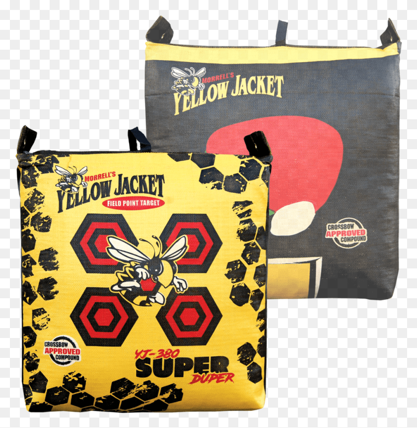 943x969 Morrell 105 Yellow Jacket Crossbow Field Point Target Morrell Field Point Target, Bag, Tote Bag, Cushion HD PNG Download